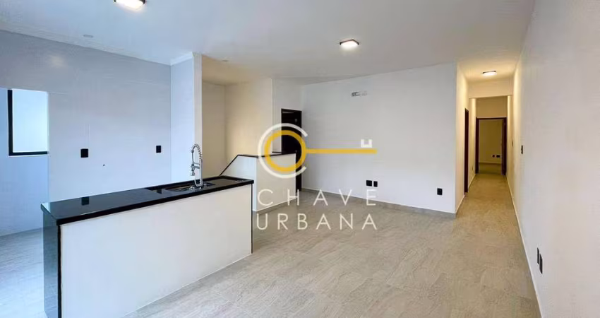 Casa Sobreposta Alta NOVA com 3 dormitórios à venda, 114 m² por R$ 840.000 - Vila Belmiro - Santos/SP