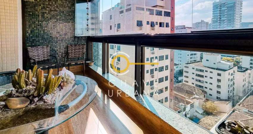 Apartamento com 3 dormitórios para alugar, 108 m² por R$ 8.000,02/mês - Pompéia - Santos/SP