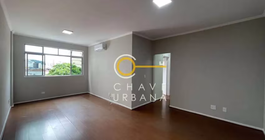 Apartamento com 2 dormitórios para alugar, 115 m² por R$ 5.422,23/mês - Gonzaga - Santos/SP