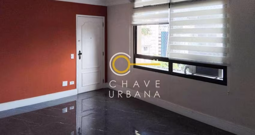 Apartamento para alugar, 98 m² por R$ 6.116,26/mês - Boqueirão - Santos/SP