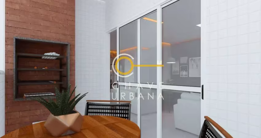 Apartamento com 2 dormitórios à venda, 59 m² por r$ 568.000,00 - estuário - santos/sp