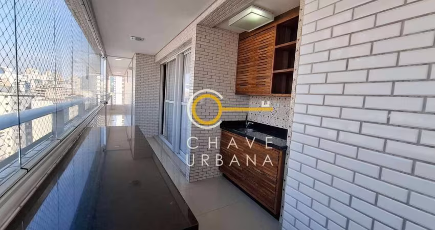 Apartamento para alugar, 180 m² por R$ 9.778,00/mês - Pompéia - Santos/SP