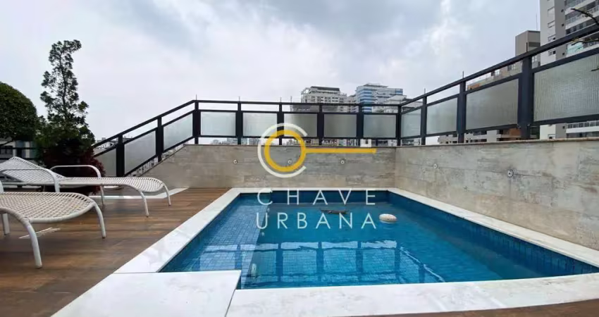 Cobertura com 4 dormitórios à venda, 348 m² por R$ 4.240.000,00 - Aparecida - Santos/SP