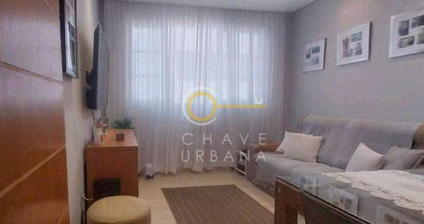Apartamento com 1 dormitório à venda, 60 m² por R$ 280.000,00 - Itararé - São Vicente/SP