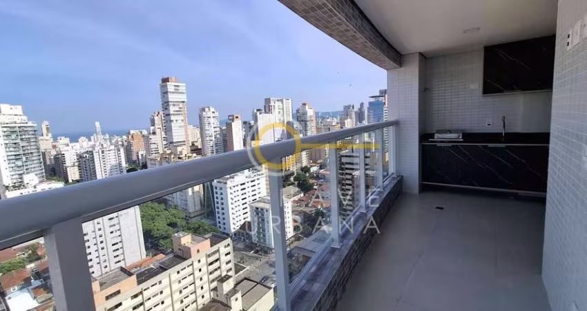 Apartamento com 2 dormitórios para alugar, 65 m² por R$ 6.900,02/mês - Boqueirão - Santos/SP