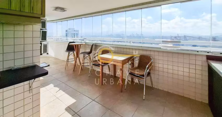 Apartamento com 3 dormitórios à venda, 114 m² por R$ 1.200.000,00 - Ponta da Praia - Santos/SP