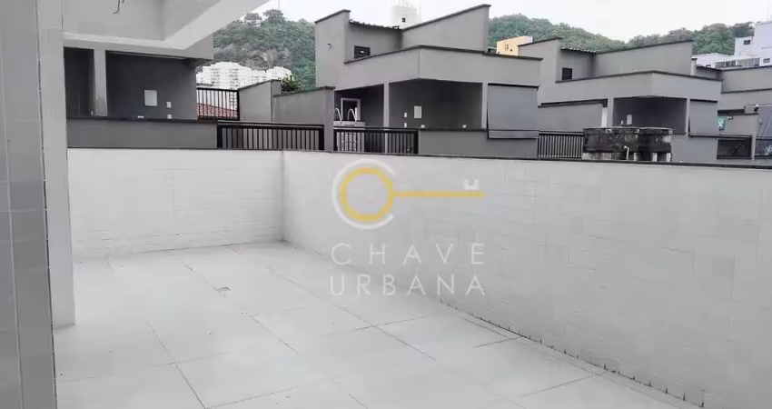 Apartamento Garden com 2 dormitórios à venda, 79 m² por R$ 570.000,00 - Marapé - Santos/SP