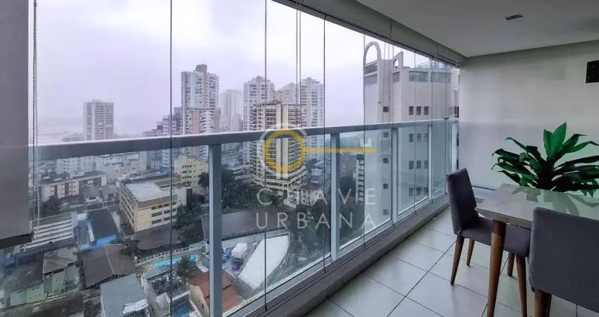 Apartamento para alugar, 49 m² por r$ 4.900,02/mês - ponta da praia - santos/sp