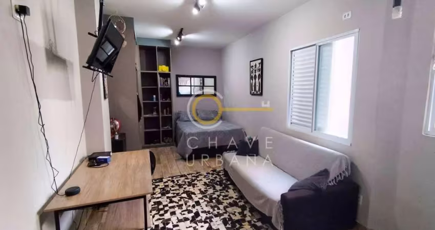 Sala living com 1 dormitório à venda, 36 m² por r$ 212.000 - centro - são vicente/sp