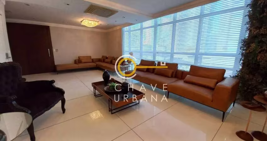 Apartamento com 3 dormitórios, 280 m² - venda por r$ 2.200.000,00 ou aluguel por r$ 11.002,00/mês - aparecida - santos/sp