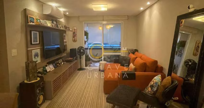Apartamento com 2 dormitórios à venda, 84 m² por r$ 970.000,00 - embaré - santos/sp