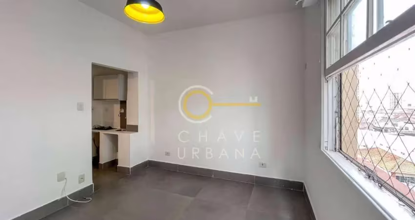 Kitnet com 1 dormitório à venda, 25 m² por r$ 230.000,00 - embaré - santos/sp