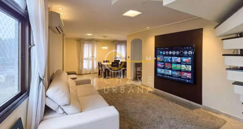 Cobertura com 3 dormitórios à venda, 274 m² por r$ 1.800.000,00 - ponta da praia - santos/sp