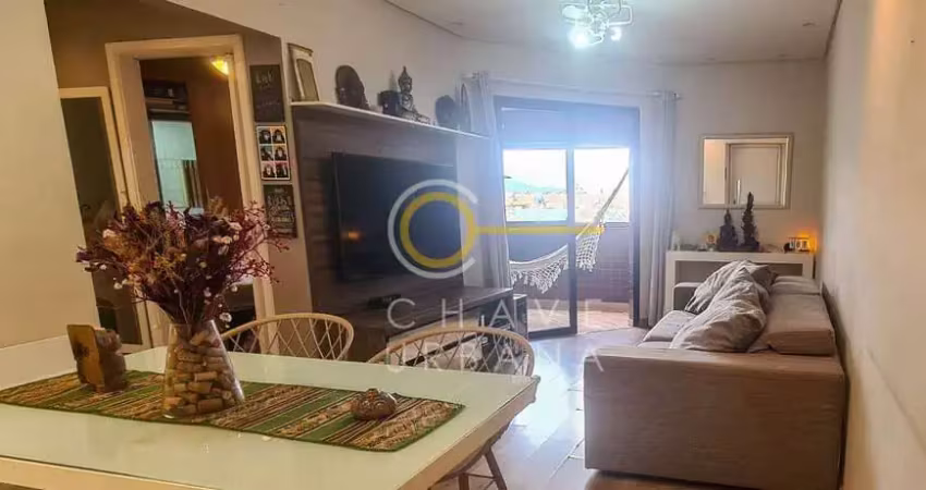 Apartamento com 2 dormitórios à venda, 65 m² por r$ 489.000,00 - encruzilhada - santos/sp