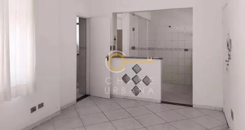 Kitnet com 1 dormitório à venda, 30 m² por r$ 320.000,00 - boqueirão - santos/sp