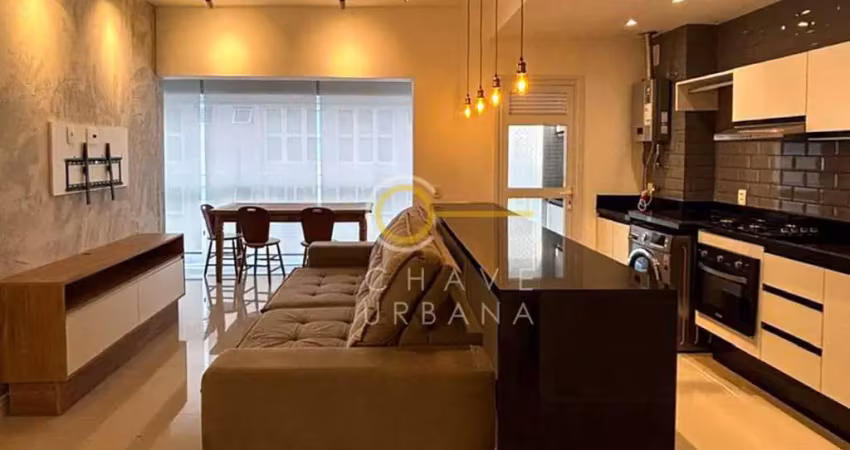 Apartamento com 1 dormitório para alugar, 57 m² por r$ 6.000,20/mês - gonzaga - santos/sp