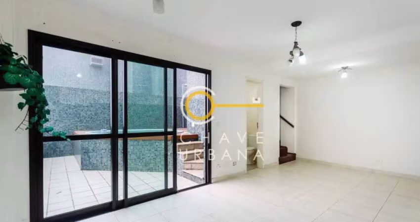 Cobertura com 2 dormitórios à venda, 140 m² por R$ 1.300.000,00 - Pompéia - Santos/SP