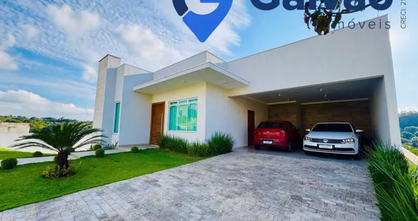 Casa em condomínio fechado no residencial cambarah em jarinu - sp
