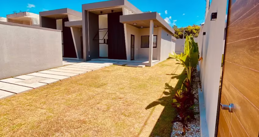 Eusébio casa plana nova rua privativa. por trás do alphaville