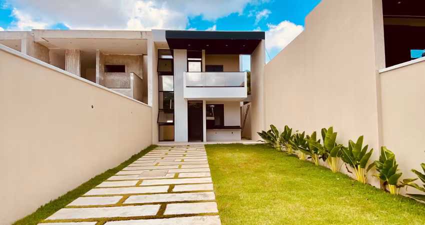 Centro do eusébio casas duplex novas. ultimas unidades. casa impecável!