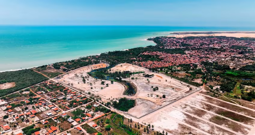 Paracuru lotes em condomínio alto padrão. lazer completo 100m da praia.