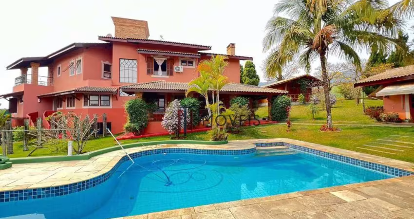 Chácara com 3 dormitórios à venda, 3200 m² por r$ 3.500.000,00 - san fernando valley - atibaia/sp