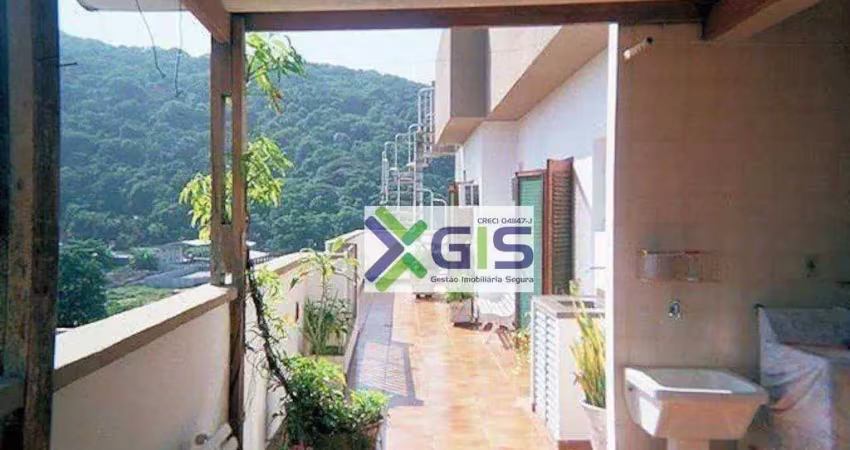 Apartamento duplex com 3 dormitórios à venda, 350 m² por r$ 600.000,00 - parque enseada - guarujá/sp