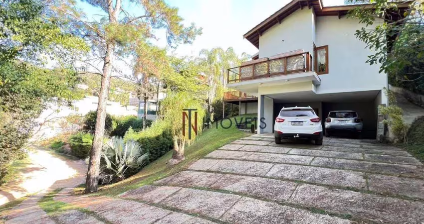 Casa com 3 dormitórios, 213 m² - venda por r$ 2.500.000,00 ou aluguel por r$ 8.120,00/mês - estância santa maria do portão - atibaia/sp