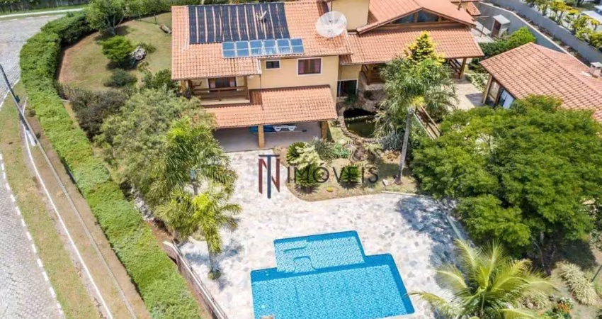 Sobrado com 5 dormitórios à venda, 614 m² por r$ 2.915.000,01 - portal dos nobres - atibaia/sp