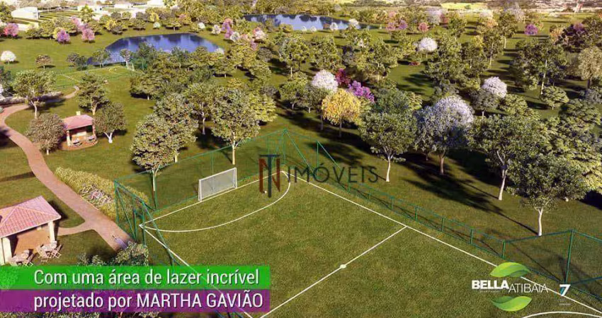 Terreno à venda, 206 m² por r$ 206.000,00 - jardim das cerejeiras - atibaia/sp
