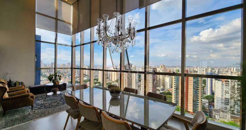 Cobertura com 4 dormitórios à venda, 350 m² por r$ 5.400.000,00 - jardim - santo andré/sp