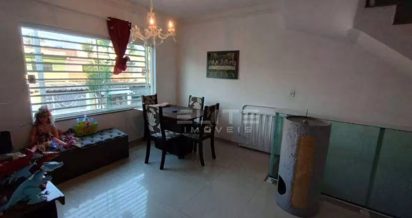 Sobrado com 3 dormitórios à venda, 183 m² por r$ 698.000 - jardim itapoan - santo andré/sp