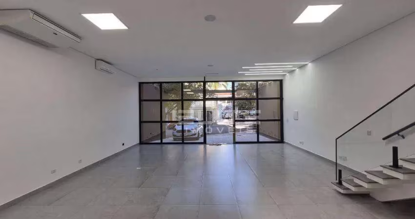 Salão para alugar, 220 m² por r$ 22.528,06/mês - jardim - santo andré/sp