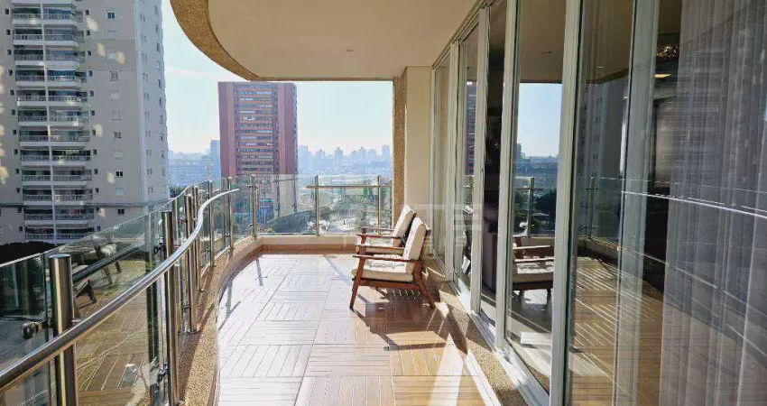 Apartamento à venda, 234 m² por r$ 3.298.000,00 - jardim - santo andré/sp