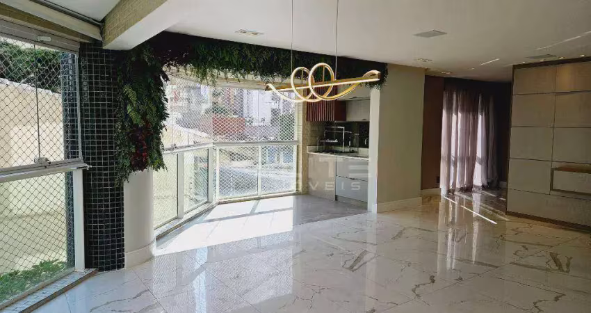 Apartamento com 3 dormitórios à venda, 165 m² por r$ 2.520.000,00 - jardim - santo andré/sp