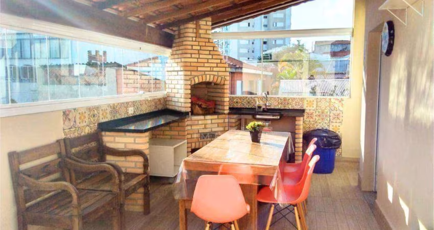 Cobertura com 2 dormitórios à venda, 130 m² por R$ 585.000,00 - Vila Valparaíso - Santo André/SP