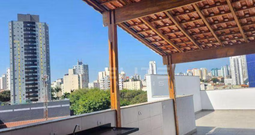 Cobertura com 3 dormitórios à venda, 136 m² por R$ 695.000,00 - Vila Valparaíso - Santo André/SP