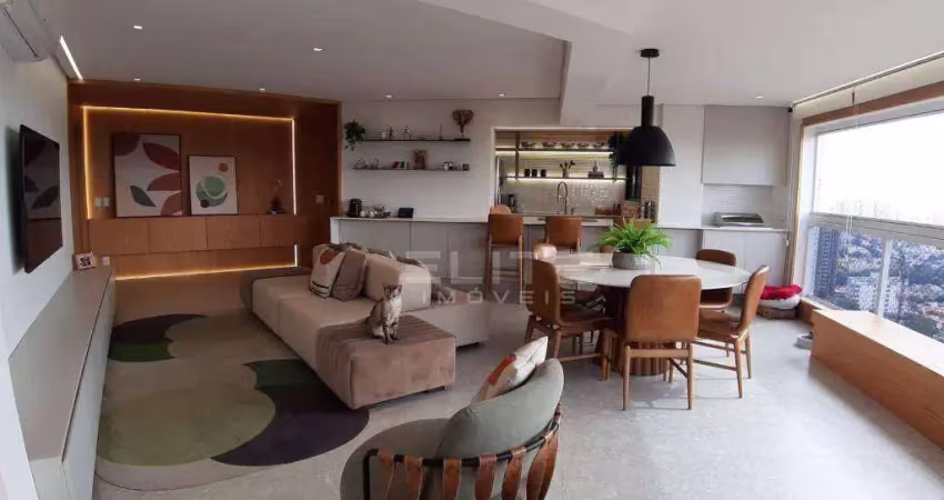 Apartamento com 3 dormitórios à venda, 160 m² por r$ 2.300.000,00 - vila guiomar - santo andré/sp