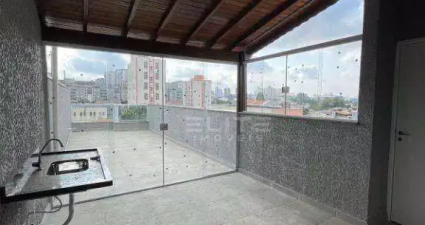 Cobertura com 2 dormitórios à venda, 90 m² por R$ 490.000 - Vila São Pedro - Santo André/SP