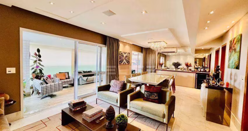 Apartamento à venda, 194 m² por r$ 3.200.000,00 - jardim - santo andré/sp
