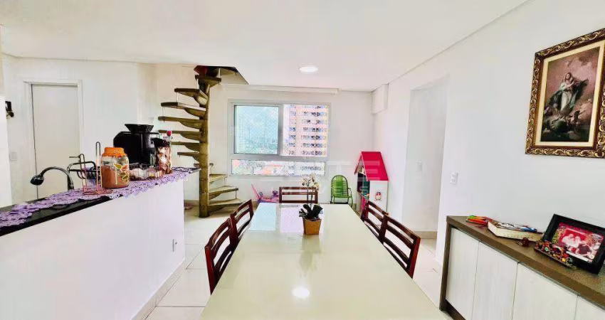 Cobertura com 3 dormitórios à venda, 140 m² por R$ 870.000,00 - Jardim - Santo André/SP