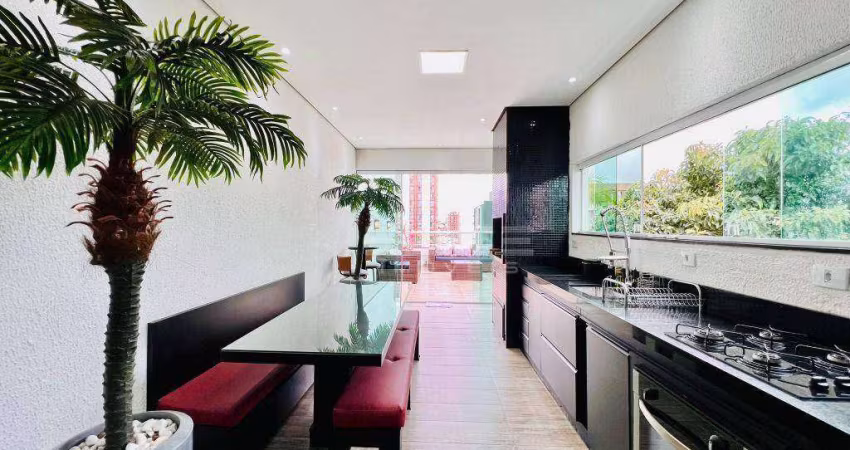 Cobertura com 3 dormitórios à venda, 134 m² por R$ 1.040.000,00 - Vila Valparaíso - Santo André/SP
