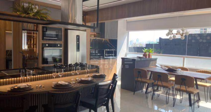 Apartamento com 3 dormitórios à venda, 94 m² por R$ 820.000,00 - Vila Valparaíso - Santo André/SP
