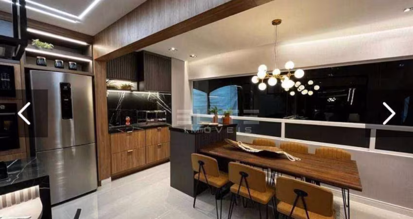 Apartamento com 3 dormitórios à venda, 94 m² por R$ 820.000,00 - Vila Valparaíso - Santo André/SP