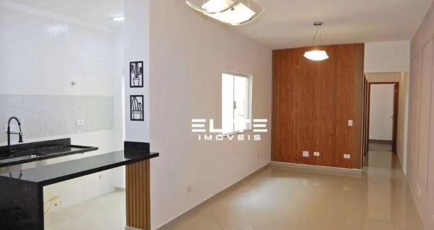 Apartamento com 2 dormitórios 1 suíte à venda, 80 m² por r$ 450.000 - vila homero thon - santo andré/sp