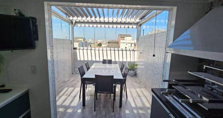 Cobertura com 2 dormitórios à venda, 110 m² por R$ 532.000,00 - Vila Metalúrgica - Santo André/SP