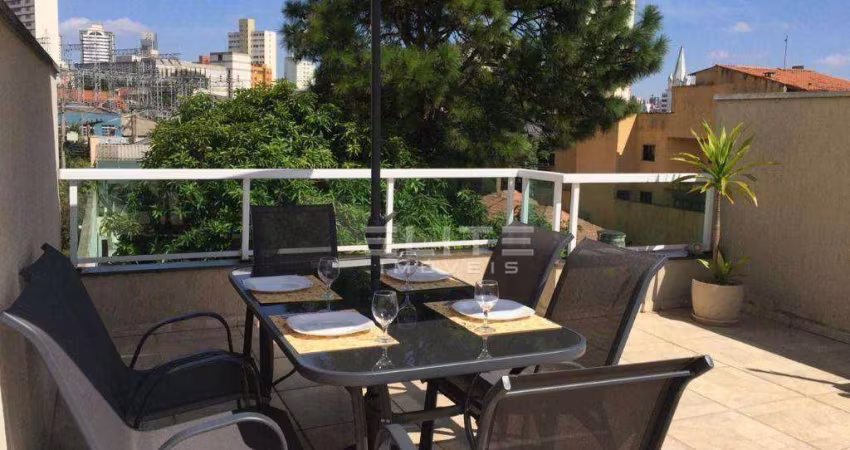 Cobertura com 3 dormitórios 1 suíte à venda, 160 m² por R$ 680.000 - Casa Branca - Santo André/SP