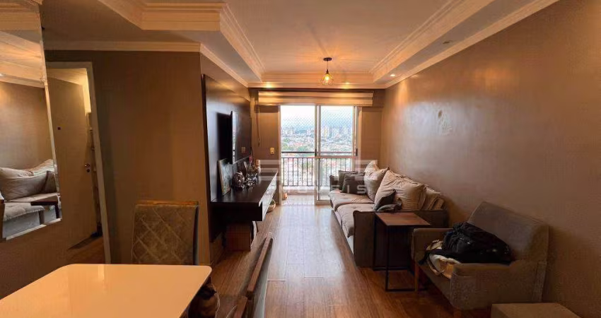 Apartamento com 3 dormitórios à venda, 70 m² por R$ 530.000,00 - Vila Valparaíso - Santo André/SP