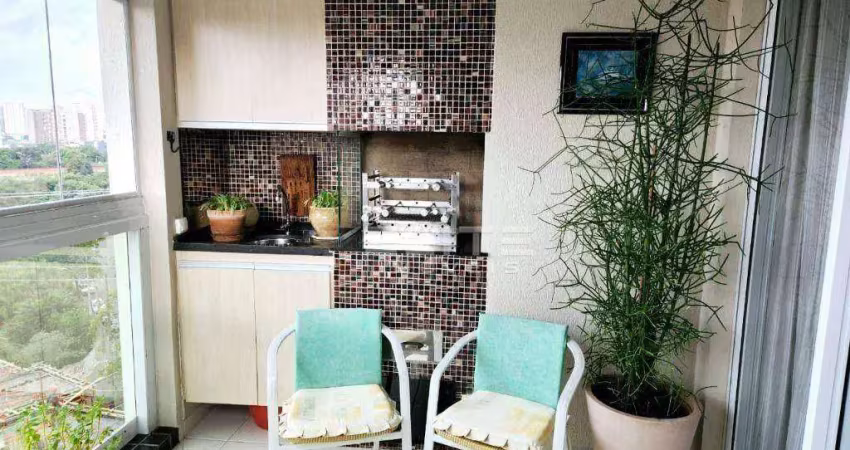 Apartamento a venda bairro jardim com sacada gourmet