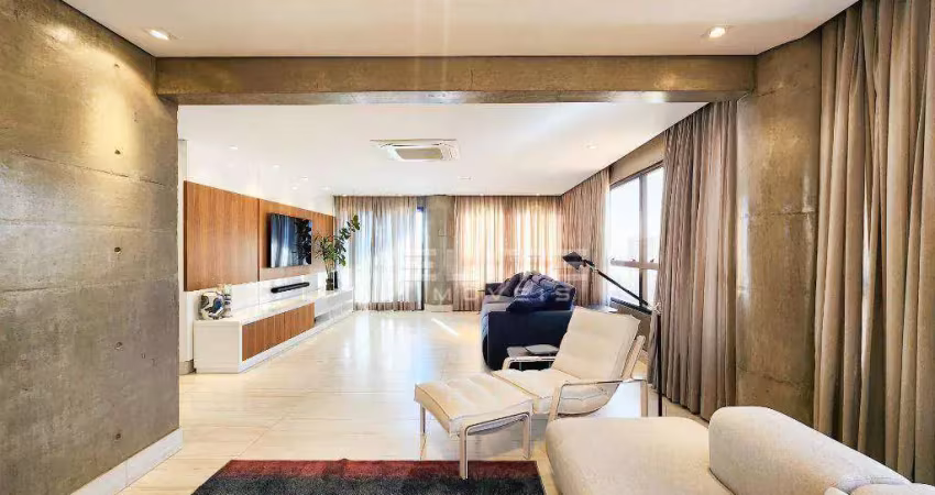 Apartamento com 3 dormitórios à venda, 181 m² por r$ 3.200.000,00 - jardim - santo andré/sp